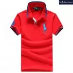 ralph lauren badges t-shirt ecussons red single